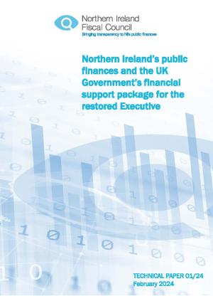 Cover page for NIFC report on UK Government's financial support package